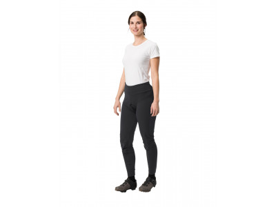 Vaude cyklistické nohavice Kuro Warm Hybrid, dámske, black - 38