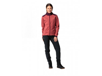 Vaude cyklistická bunda Qimsa Softshell, dámska, brick - 38