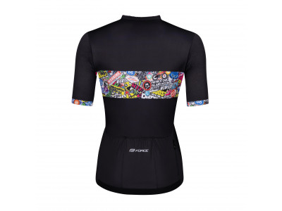 FORCE dres VIVID LADY krátky rukáv, čierny