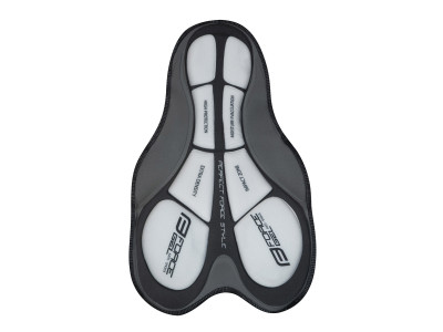 FORCE nohavice MTB-11 s odnímateľnou vložkou, sivé - L