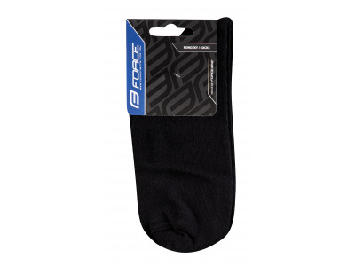 FORCE ponožky ELEGANT nízke, čierne - S-M/36-41