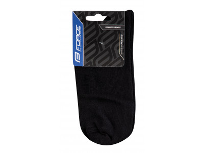 FORCE ponožky ELEGANT vysoké, čierne - vysoké, čierne S-M/36-41