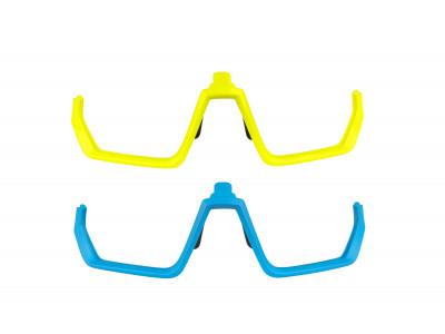 FORCE okuliare DRIFT fluo-čierne, modré kontrastné revo sklá