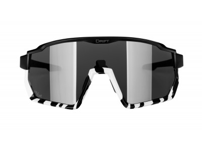 FORCE okuliare DRIFT čierno-zebra, čierne kontrastné sklá