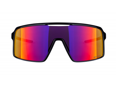 FORCE okuliare STATIC čierne, fialové zrkadlové sklo