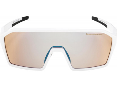 ALPINA Cyklistické okuliare RAM HVLM+ biele mat