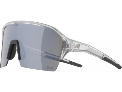 ALPINA Cyklistické okuliare RAM HR Q-Lite transparentné lesklé