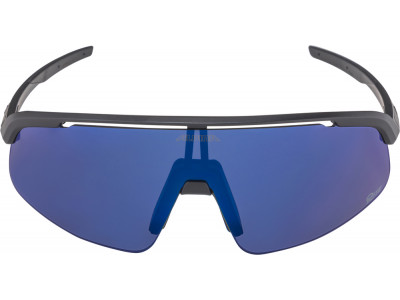 ALPINA Okuliare TURBO PRO S black matt Q-LITE blue