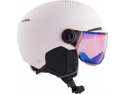 ALPINA Juniorská lyžiarska prilba ZUPO VISOR Q-LITE rose matt