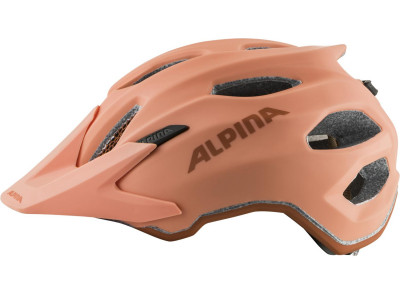 ALPINA Cyklistická prilba Carapax JR broskyňová