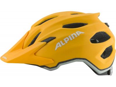 ALPINA Cyklistická prilba Carapax JR ohnivo žltá