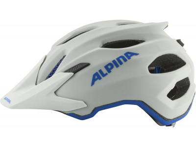 ALPINA Cyklistická prilba Carapax JR šedo-modrá matná