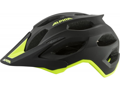ALPINA Cyklistická prilba Carapax 2.0 čierno-neon žltá