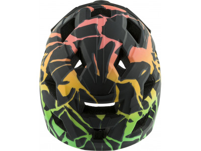 ALPINA Cyklistická prilba RUPI fading-neon mat