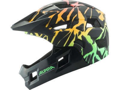 ALPINA Cyklistická prilba RUPI fading-neon mat