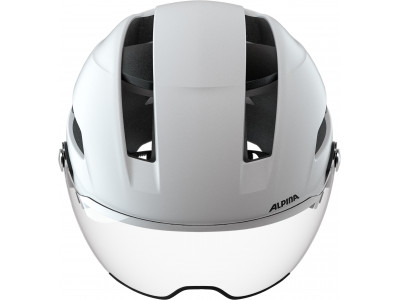 ALPINA Cyklistická prilba SOHO VISOR biela matná