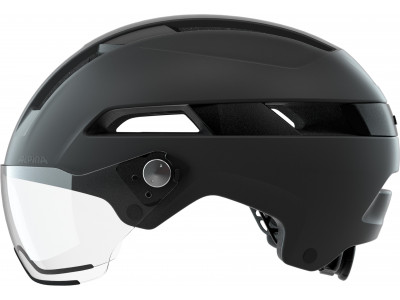 ALPINA Cyklistická prilba SOHO VISOR čierna matná