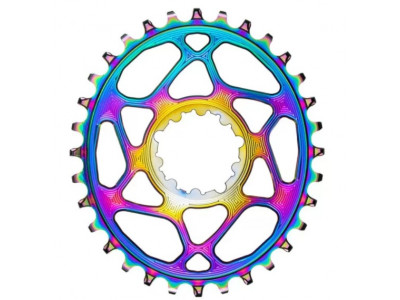 absoluteBLACK SRAM Oval Boost 148 rainbow - 30T rainbow