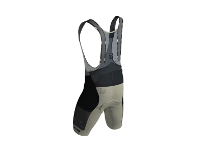 LEATT cyklistické kraťase Bib MTB Endurance 5.0 Cargo Women, M/EU38/UK10/US6, Stone Grey (SAMPLE)