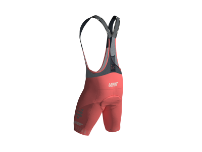 LEATT cyklistické kraťase Bib MTB Endurance 6.0 Women, M/EU38/UK10/US6, Racing Pink (SAMPLE)