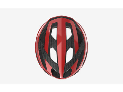 RUDY PROJECT cyklistická prilba REBEL , CARBON RED COMET SHINY - S-M / 55-58 / 21,7