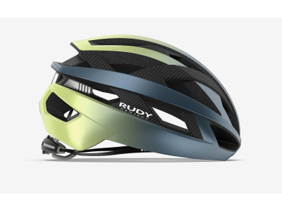 RUDY PROJECT cyklistická prilba REBEL , BLUE AVIO/APPLE GREEN METAL MATTE - S-M / 55-58 / 21,7