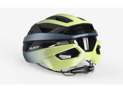 RUDY PROJECT cyklistická prilba REBEL , BLUE AVIO/APPLE GREEN METAL MATTE - S-M / 55-58 / 21,7