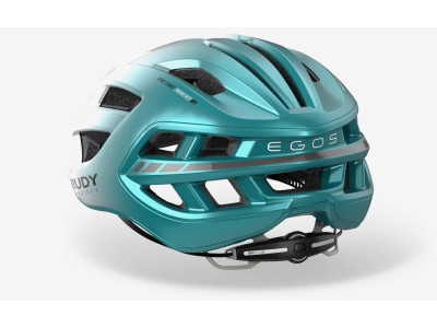 RUDY PROJECT cyklistická prilba EGOS , PEARL/EMERALD METAL MATTE - S / 51-55 / 20,1