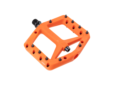 LEATT pedále Composite AllMtn 2.0 Flat Wide - oranžové