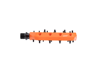 LEATT pedále Composite AllMtn 2.0 Flat Wide - oranžové