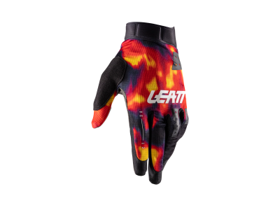 LEATT rukavice MTB 1.0 GripR, L/EU9/US10, Heatmap Red (SAMPLE)