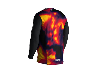 LEATT dres MTB Gravity 4.0 Long Sleeve Jr, L/EU140/150cm, Heatmap Red (SAMPLE)