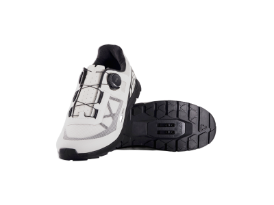 LEATT cyklistické topánky ProClip 6.0 Trail Boa Women, US8/UK6.5/EU40/CM25, Cream White (SAMPLE)