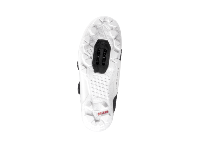 LEATT cyklistické topánky ProClip 8.0 Race, US9/UK8.5/EU43/CM27, Black/White (SAMPLE)