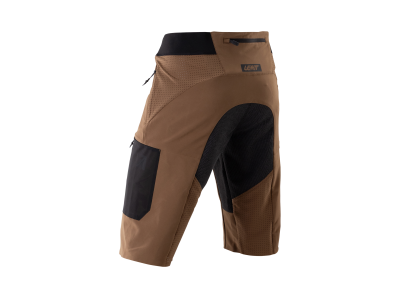 LEATT cyklistické šortky Shorts MTB Gravity 4.0 Women, M/EU38/UK10/US6, Loam Brown (SAMPLE)