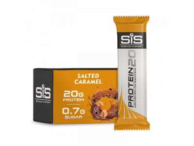 SiS Protein20 tyčinka 64g (bar) - slaný karamel