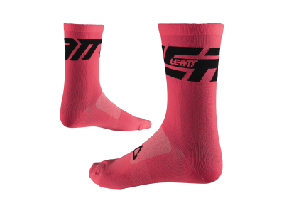 LEATT ponožky MTB Endurance, L/XL - EU43-48/UK8.5-12.5/US9-13, neon pink (SAMPLE)
