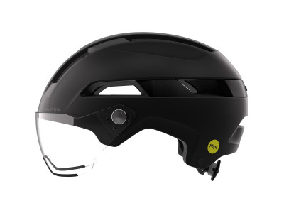 ALPINA Cyklistická prilba BLOOM VISOR MIPS black matt - 51-56