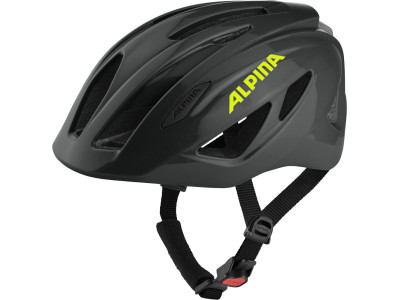 ALPINA cyklistická Junior prilba PICO FLASH - čierna - neon nápis