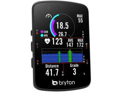 Bryton GPS cyklopočítač RIDER 550 E