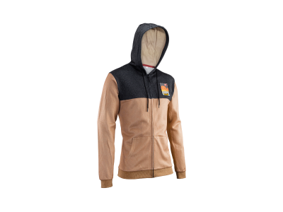 Leatt mikina Premium Desert na zips