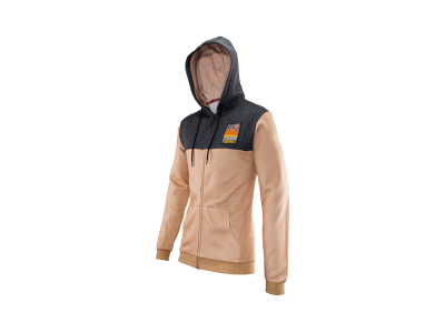 Leatt mikina Premium Desert na zips