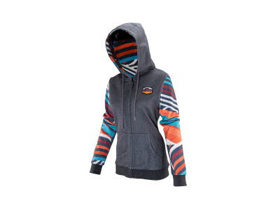 Leatt mikina Premium Stripes na zips, dámska