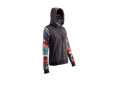 Leatt mikina Premium Stripes na zips, dámska