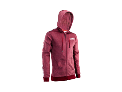 Leatt mikina Premium Ruby, na zips