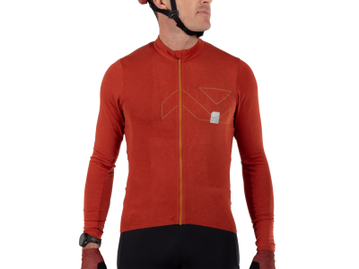 LEATT cyklitický dres MTB Endurance 4.0 dlhý rukáv , Lava - S/US38/EU48