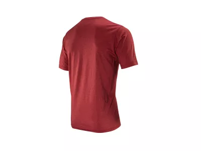 Leatt tričko s krátkym rukávom Core, pánske, ruby - S