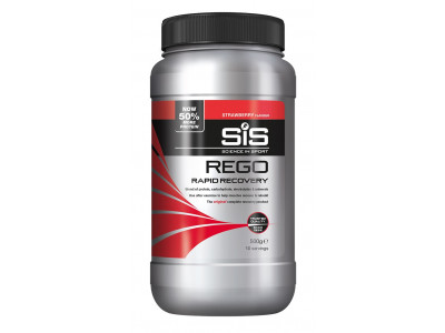 SiS Rego Rapid Recovery regeneračný nápoj 500g (powder) - jahoda